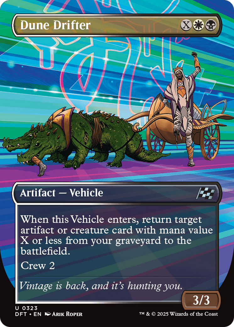 Dune Drifter (Borderless) [Aetherdrift] | Jomio and Rueliete's Cards and Comics