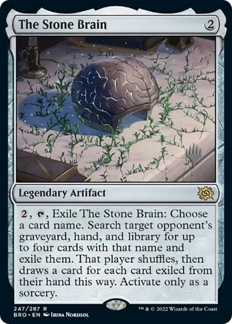 The Stone Brain (Promo Pack) [The Brothers' War Promos] | Jomio and Rueliete's Cards and Comics