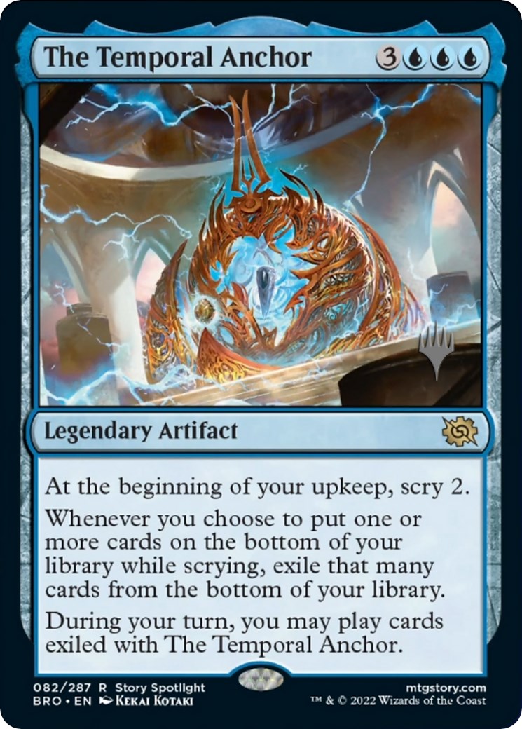 The Temporal Anchor (Promo Pack) [The Brothers' War Promos] | Jomio and Rueliete's Cards and Comics