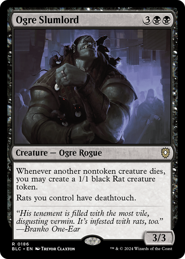 Ogre Slumlord [Bloomburrow Commander] | Jomio and Rueliete's Cards and Comics