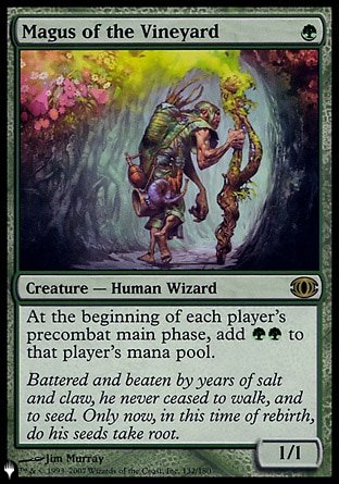 Magus of the Vineyard [The List] | Jomio and Rueliete's Cards and Comics
