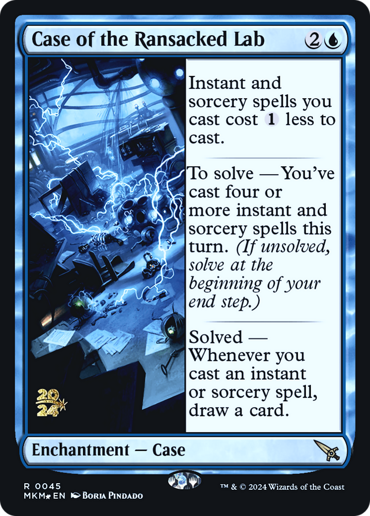 Case of the Ransacked Lab [Murders at Karlov Manor Prerelease Promos] | Jomio and Rueliete's Cards and Comics