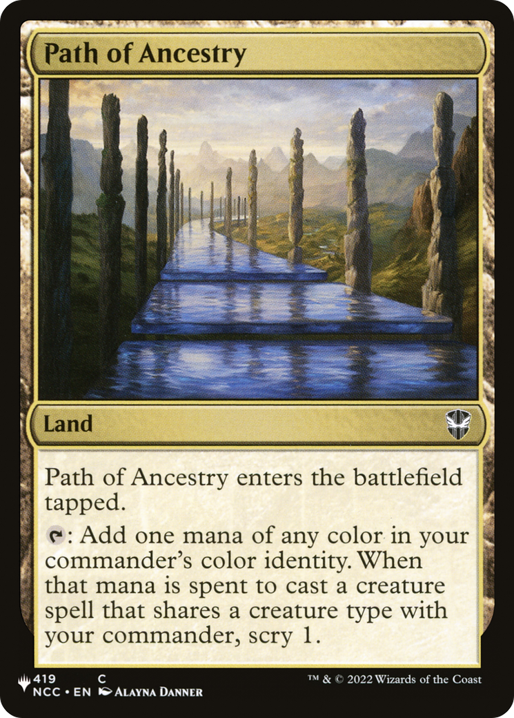 Path of Ancestry (NCC) [The List] | Jomio and Rueliete's Cards and Comics