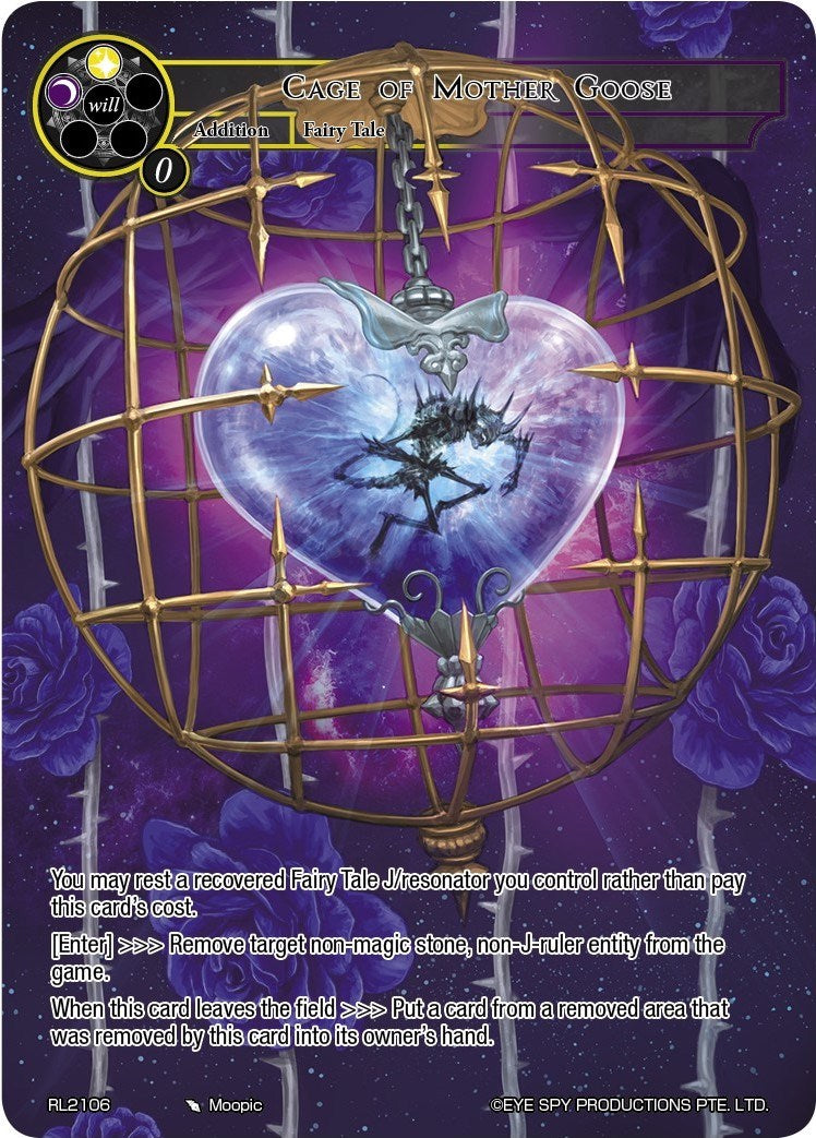 Cage of Mother Goose (RL2106) [Promo Cards] | Jomio and Rueliete's Cards and Comics