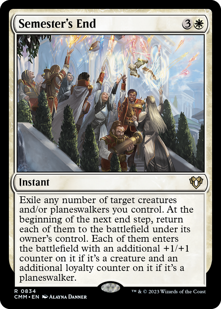 Semester's End [Commander Masters] | Jomio and Rueliete's Cards and Comics