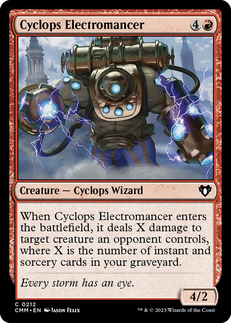 Cyclops Electromancer [Commander Masters] | Jomio and Rueliete's Cards and Comics