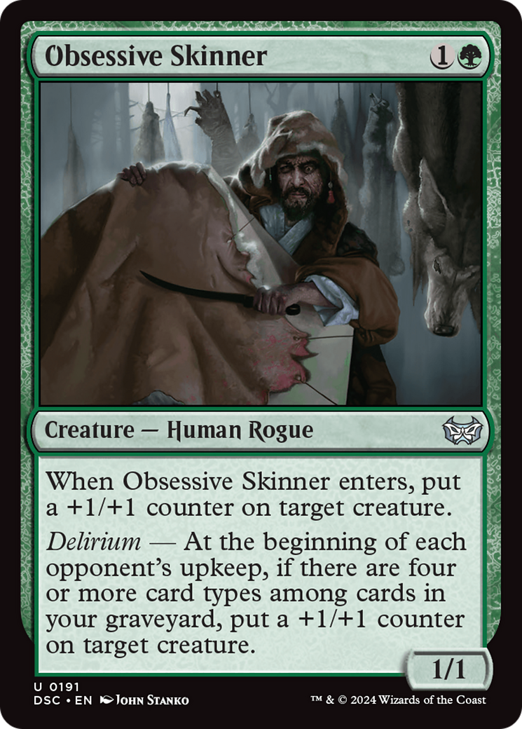 Obsessive Skinner [Duskmourn: House of Horror Commander] | Jomio and Rueliete's Cards and Comics