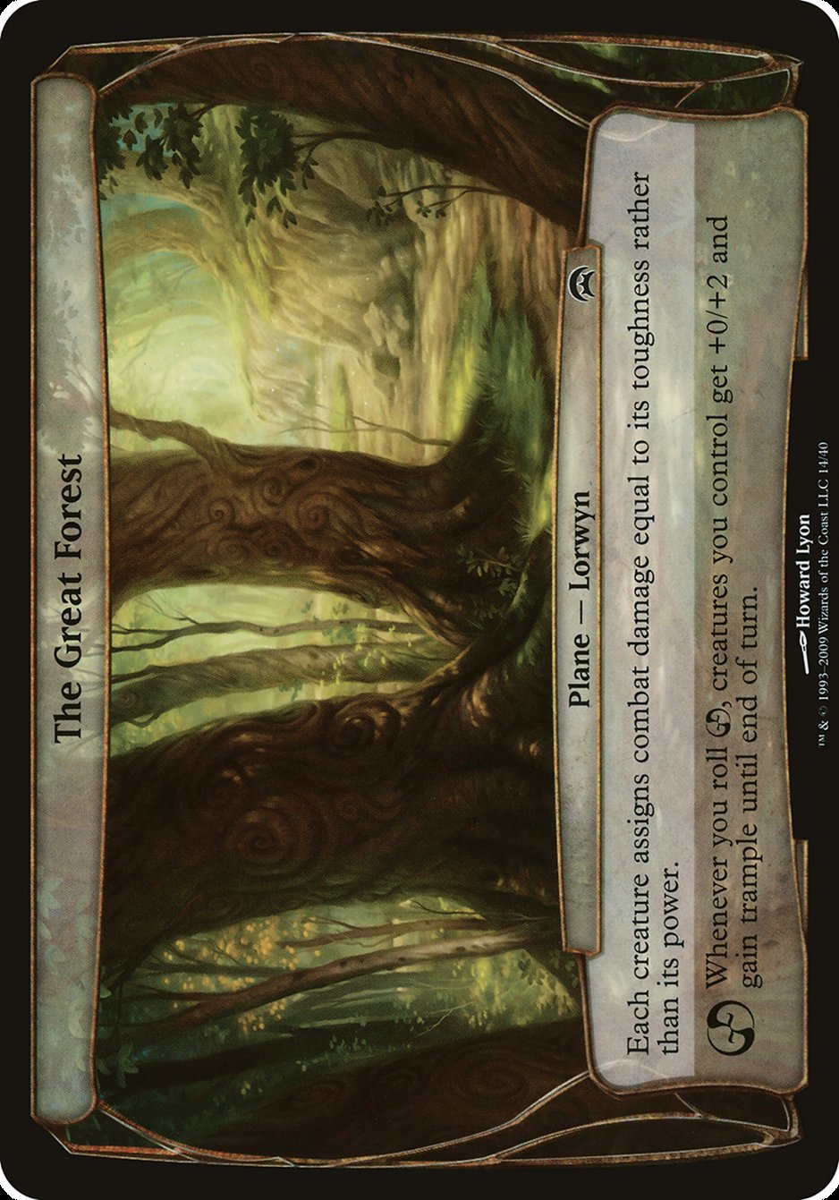 The Great Forest (Planes) [Planechase Planes] | Jomio and Rueliete's Cards and Comics