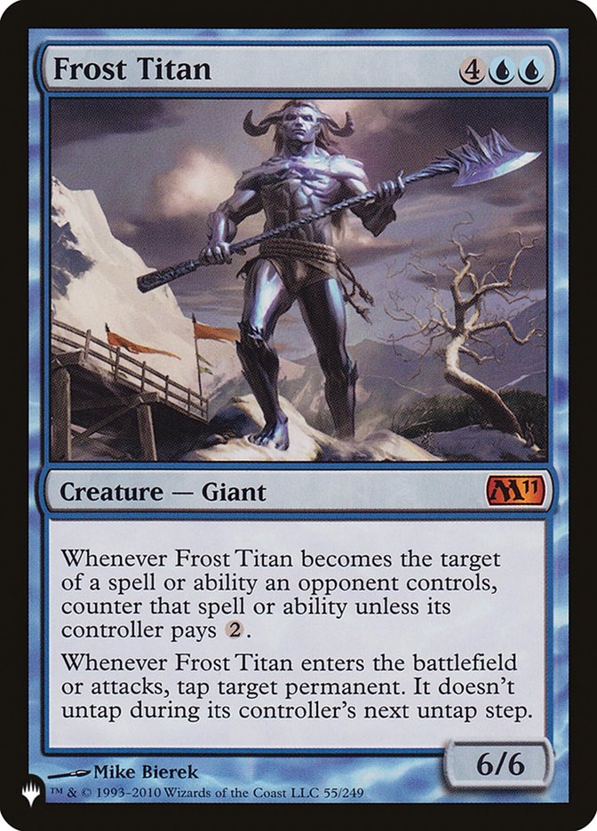 Frost Titan [The List] | Jomio and Rueliete's Cards and Comics