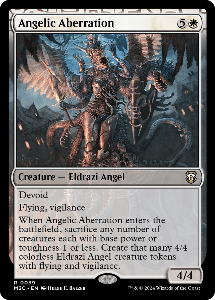 Angelic Aberration (Ripple Foil) [Modern Horizons 3 Commander] | Jomio and Rueliete's Cards and Comics