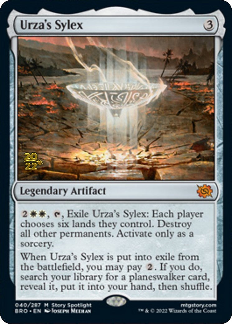Urza's Sylex [The Brothers' War Prerelease Promos] | Jomio and Rueliete's Cards and Comics