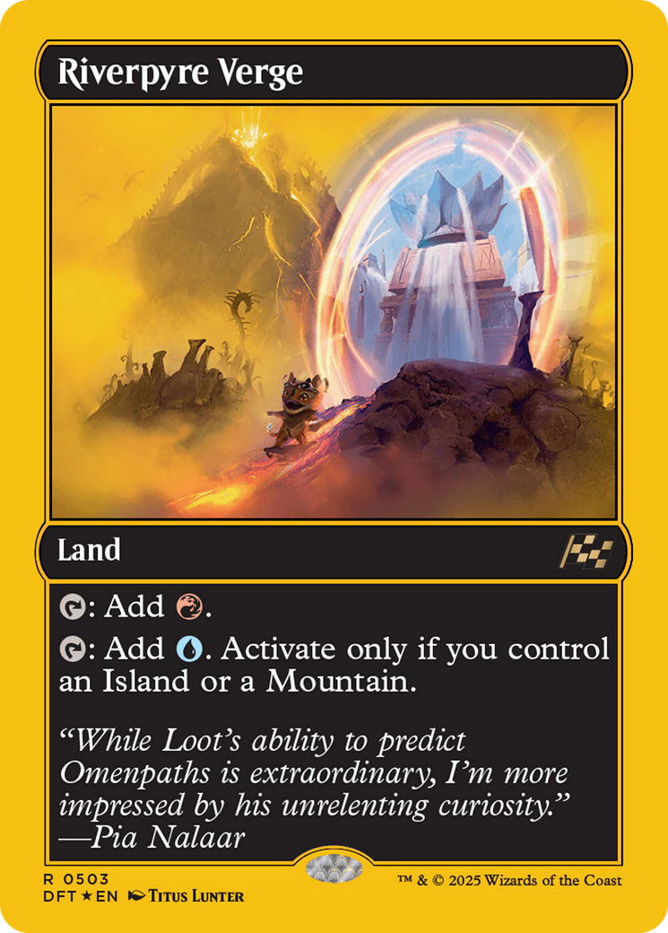Riverpyre Verge (First-Place Foil) [Aetherdrift] | Jomio and Rueliete's Cards and Comics