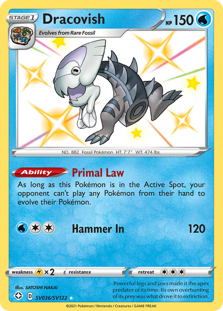 Dracovish (SV036/SV122) [Sword & Shield: Shining Fates] | Jomio and Rueliete's Cards and Comics