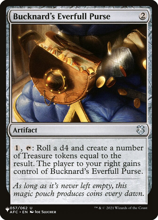 Bucknard's Everfull Purse [The List] | Jomio and Rueliete's Cards and Comics