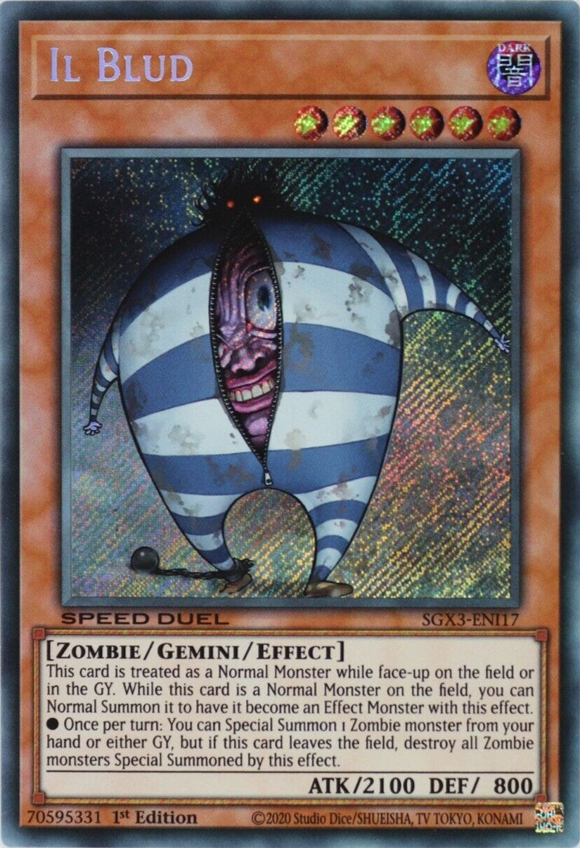 Il Blud [SGX3-ENI17] Secret Rare | Jomio and Rueliete's Cards and Comics