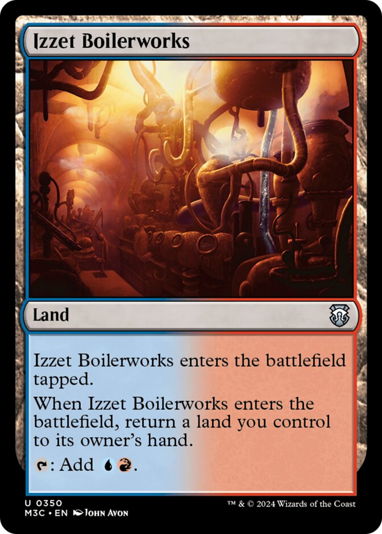 Izzet Boilerworks (Ripple Foil) [Modern Horizons 3 Commander] | Jomio and Rueliete's Cards and Comics