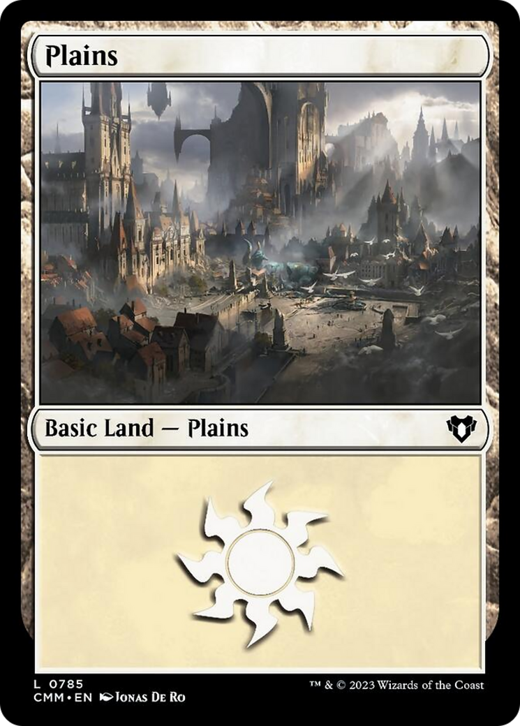 Plains (785) [Commander Masters] | Jomio and Rueliete's Cards and Comics