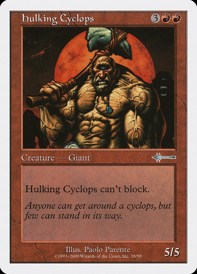 Hulking Cyclops [Beatdown] | Jomio and Rueliete's Cards and Comics