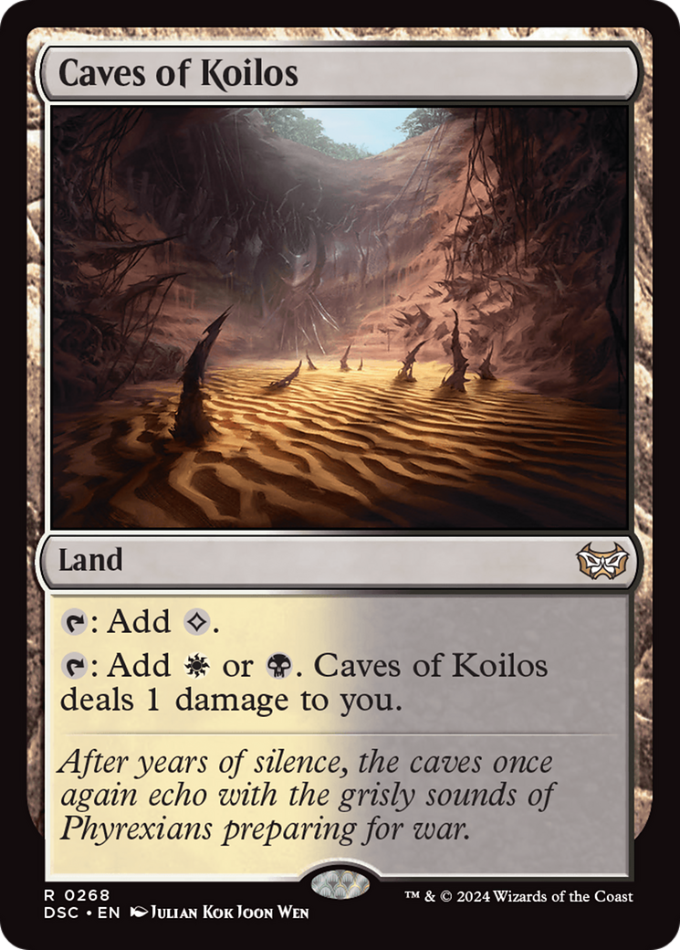 Caves of Koilos [Duskmourn: House of Horror Commander] | Jomio and Rueliete's Cards and Comics