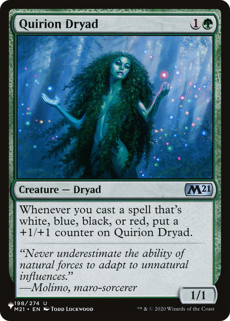 Quirion Dryad [The List] | Jomio and Rueliete's Cards and Comics