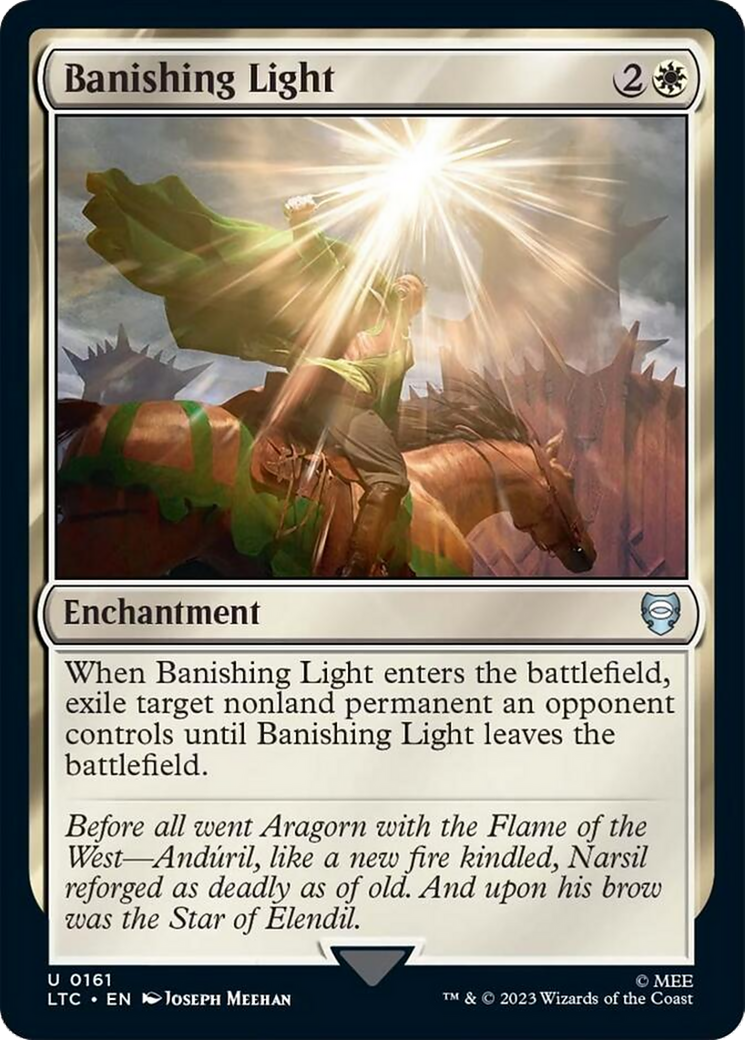 Banishing Light [The Lord of the Rings: Tales of Middle-Earth Commander] | Jomio and Rueliete's Cards and Comics