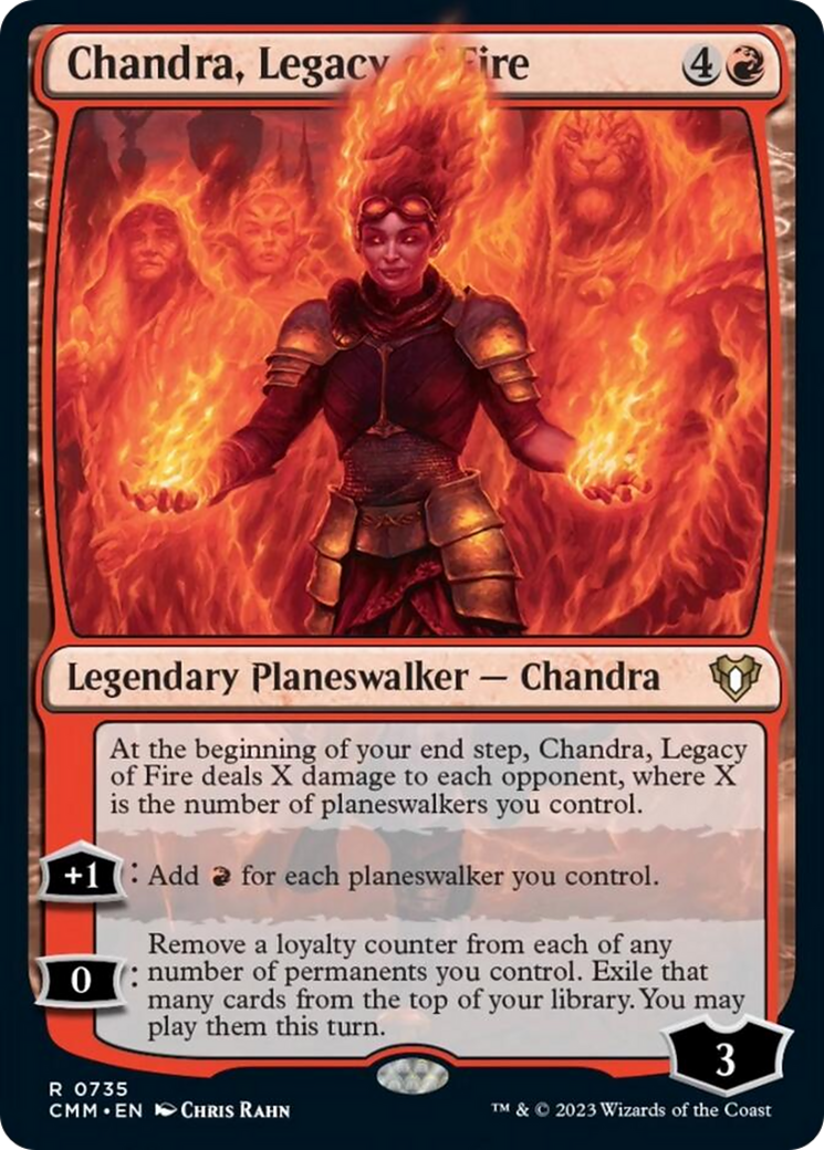 Chandra, Legacy of Fire [Commander Masters] | Jomio and Rueliete's Cards and Comics
