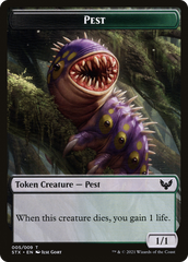 Pest // Jace, Telepath Unbound Emblem Double-Sided Token [Secret Lair: From Cute to Brute Tokens] | Jomio and Rueliete's Cards and Comics