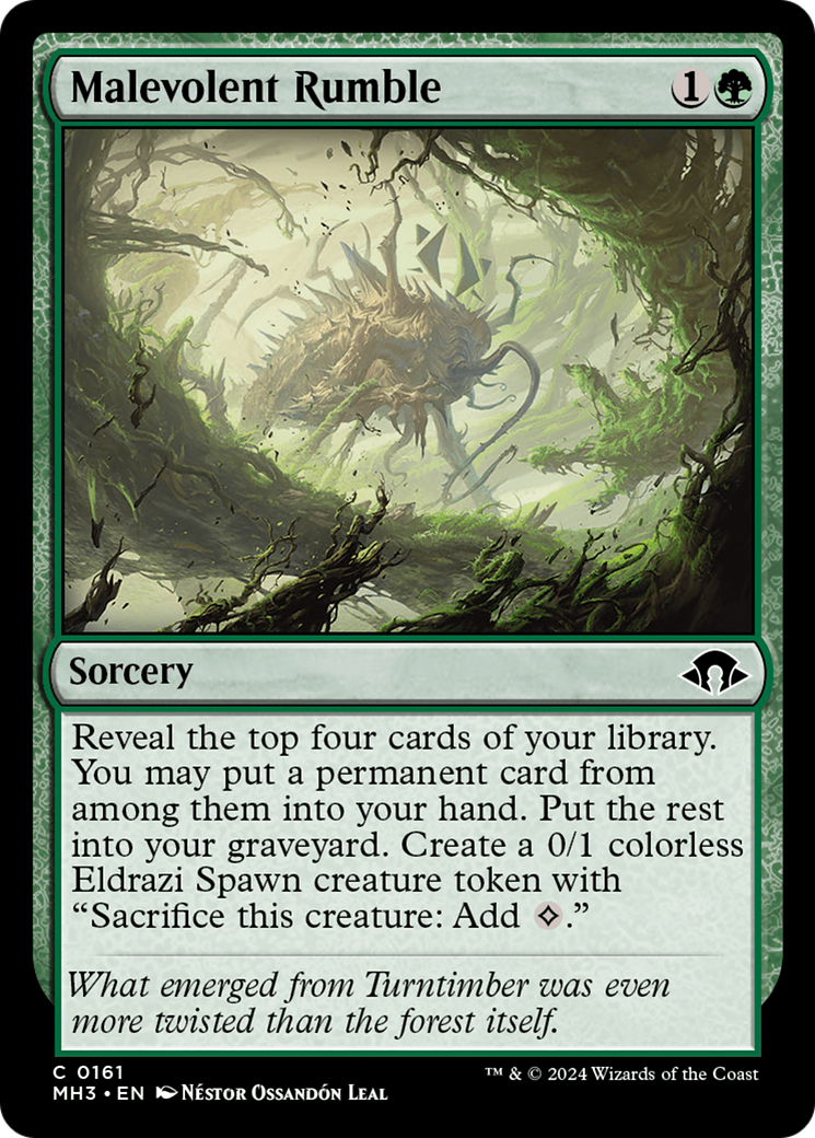 Malevolent Rumble [Modern Horizons 3] | Jomio and Rueliete's Cards and Comics
