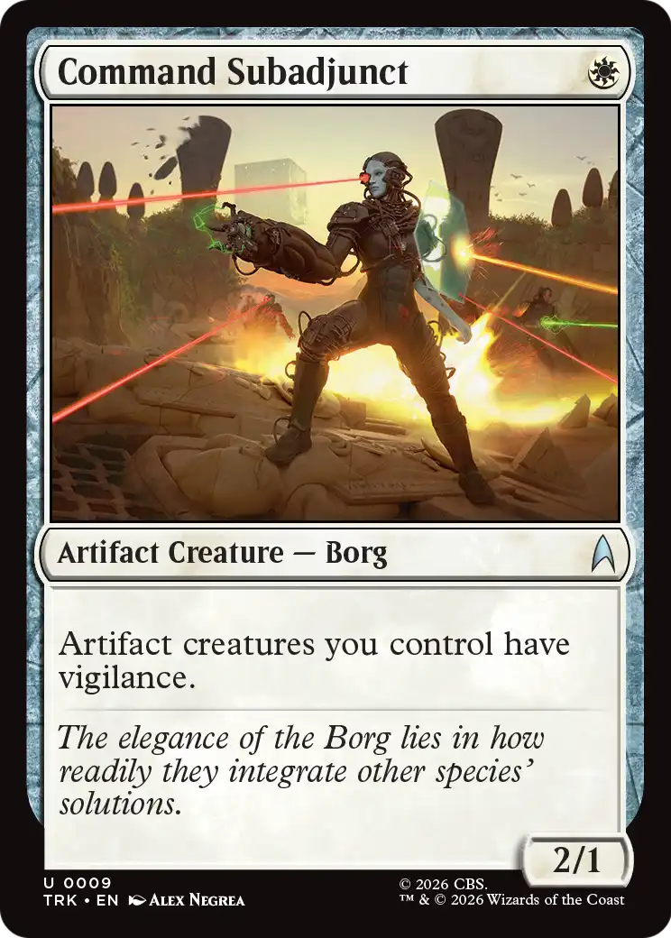 Command Subadjunct [Star Trek] | Jomio and Rueliete's Cards and Comics