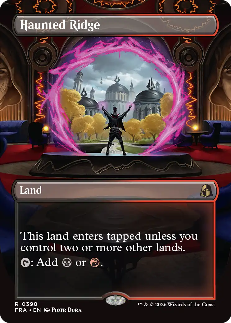 Haunted Ridge (Borderless) [Reality Fracture] | Jomio and Rueliete's Cards and Comics