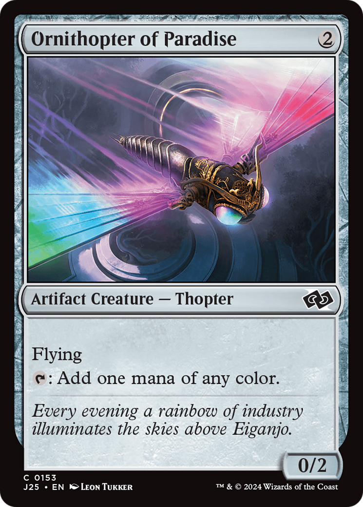Ornithopter of Paradise [Foundations Jumpstart] | Jomio and Rueliete's Cards and Comics