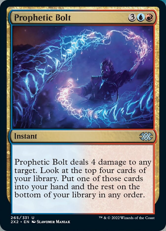 Prophetic Bolt [Double Masters 2022] | Jomio and Rueliete's Cards and Comics
