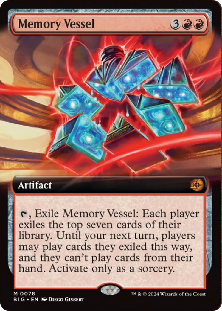 Memory Vessel (Extended Art) [Outlaws of Thunder Junction: The Big Score] | Jomio and Rueliete's Cards and Comics