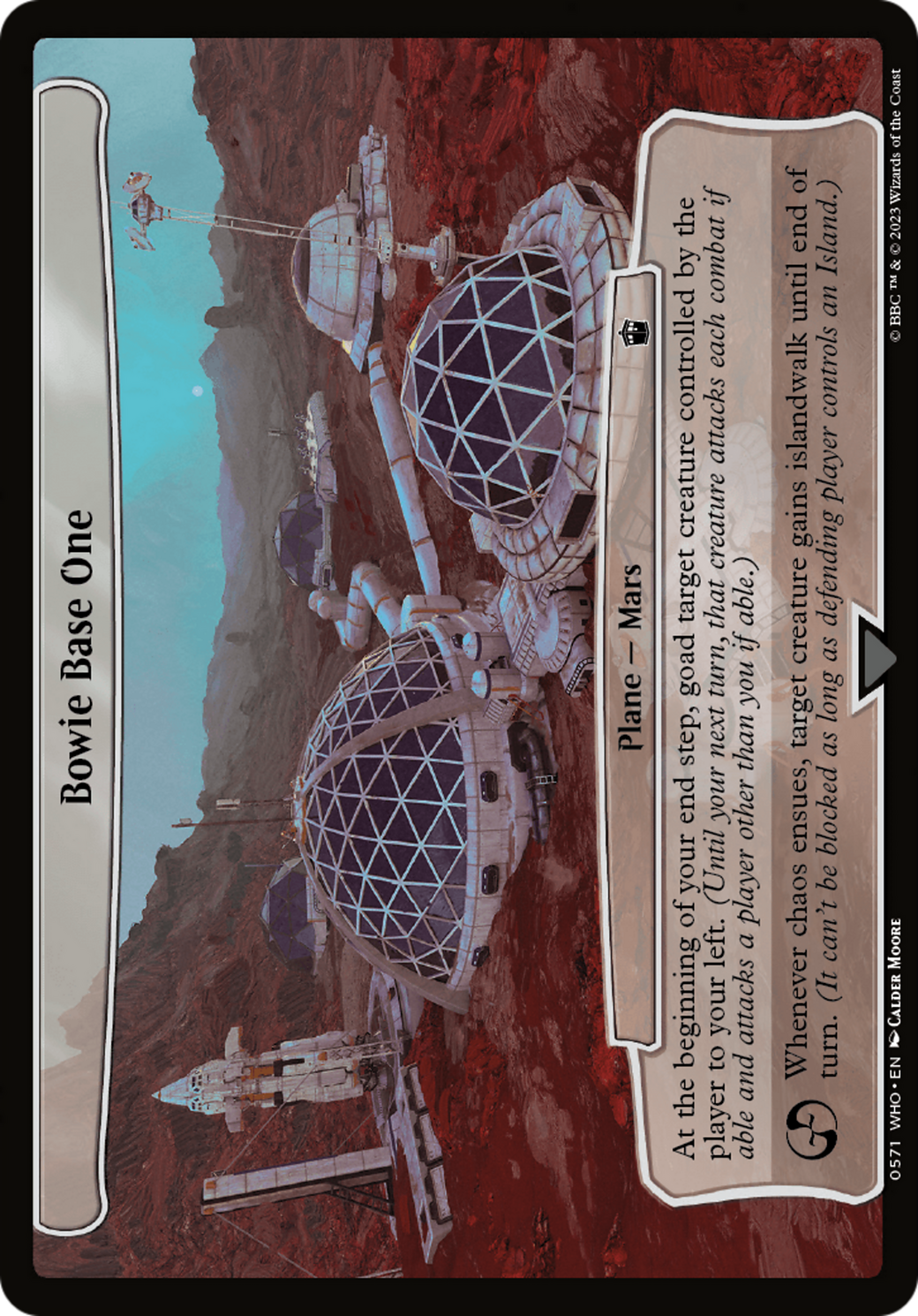 Bowie Base One [Doctor Who] | Jomio and Rueliete's Cards and Comics