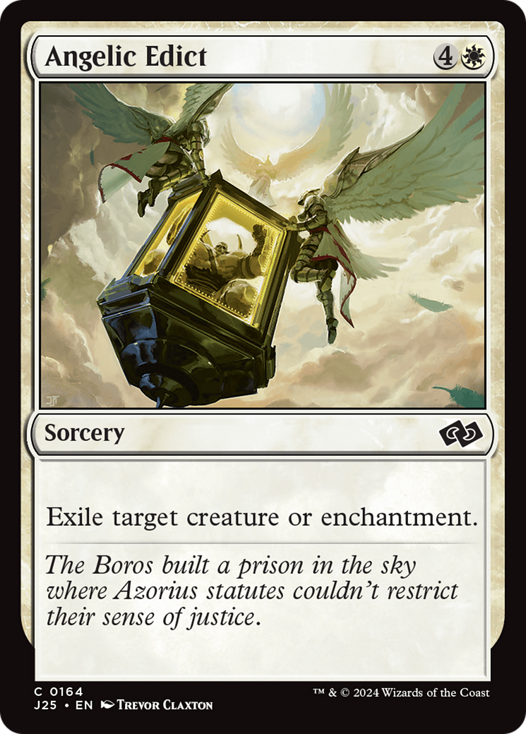 Angelic Edict [Foundations Jumpstart] | Jomio and Rueliete's Cards and Comics
