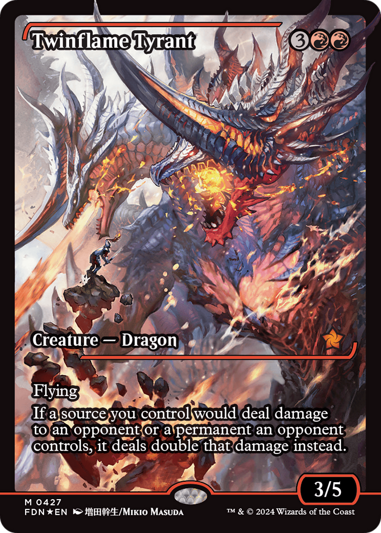 Twinflame Tyrant (Showcase) [Foundations] | Jomio and Rueliete's Cards and Comics