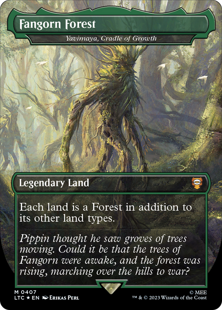 Fangorn Forest - Yavimaya, Cradle of Growth (Surge Foil Realms and Relics) [The Lord of the Rings: Tales of Middle-Earth Commander] | Jomio and Rueliete's Cards and Comics