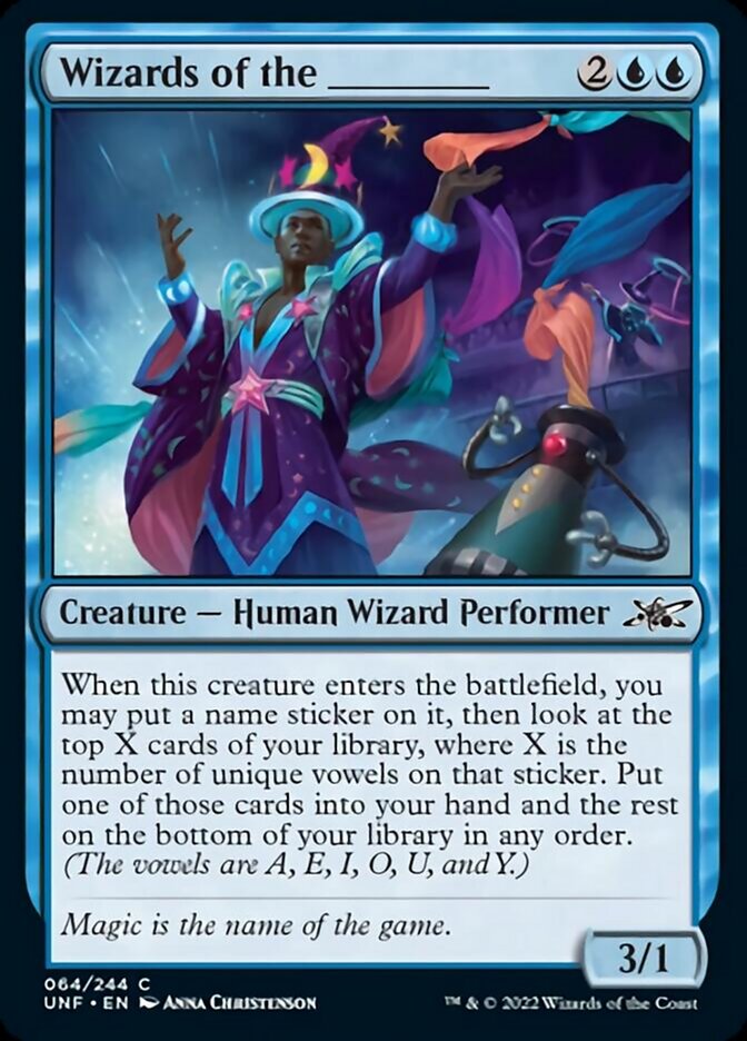 Wizards of the _____ [Unfinity] | Jomio and Rueliete's Cards and Comics