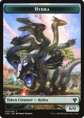 Beast (010) // Hydra Double-Sided Token [Commander 2020 Tokens] | Jomio and Rueliete's Cards and Comics