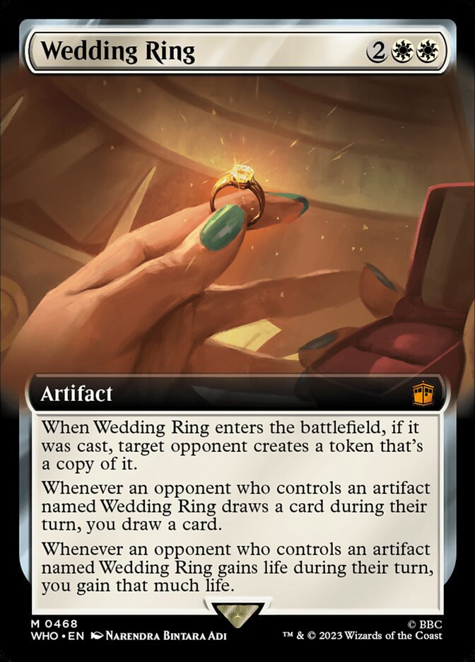 Wedding Ring (Extended Art) [Doctor Who] | Jomio and Rueliete's Cards and Comics