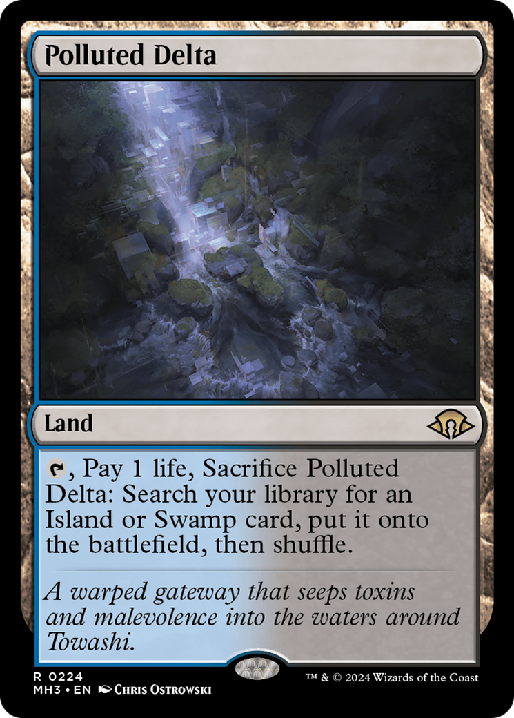 Polluted Delta [Modern Horizons 3] | Jomio and Rueliete's Cards and Comics