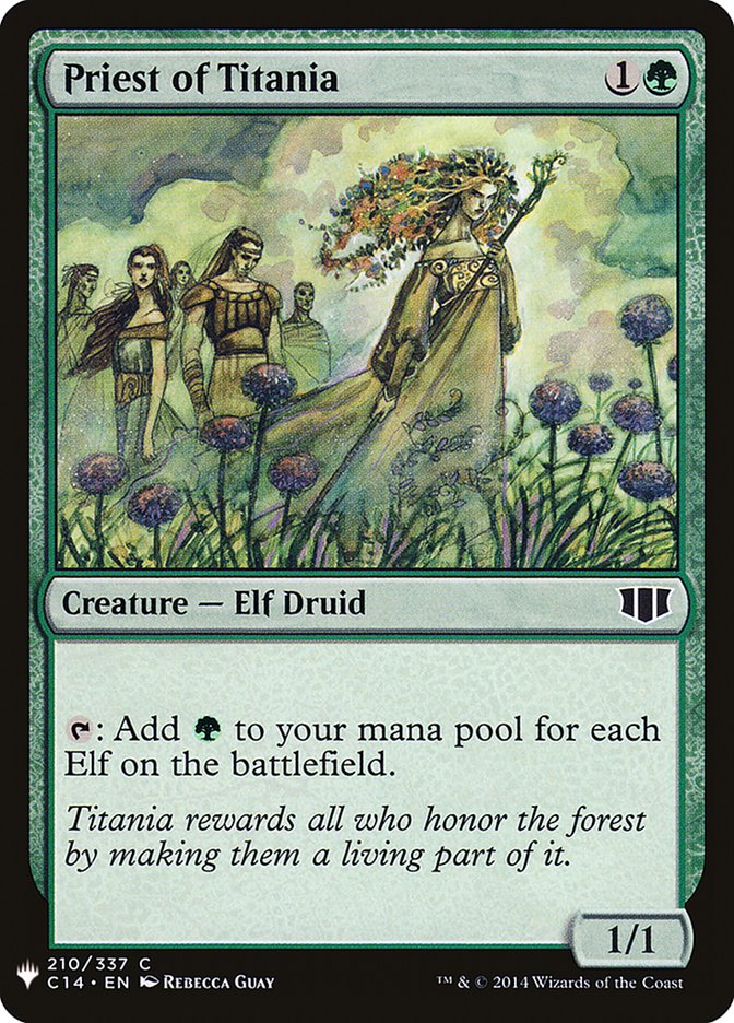 Priest of Titania [Mystery Booster] | Jomio and Rueliete's Cards and Comics