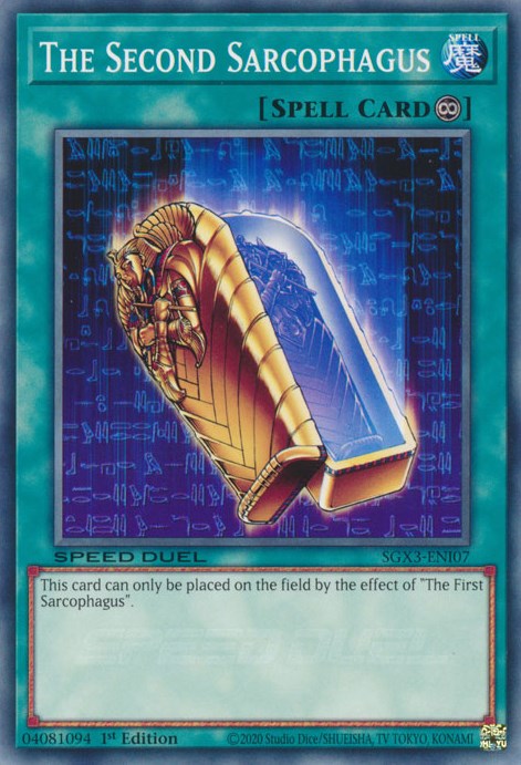 The Second Sarcophagus [SGX3-ENI07] Common | Jomio and Rueliete's Cards and Comics