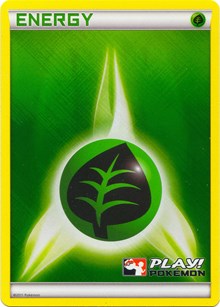 Grass Energy (2011 Play Pokemon Promo) [League & Championship Cards] | Jomio and Rueliete's Cards and Comics