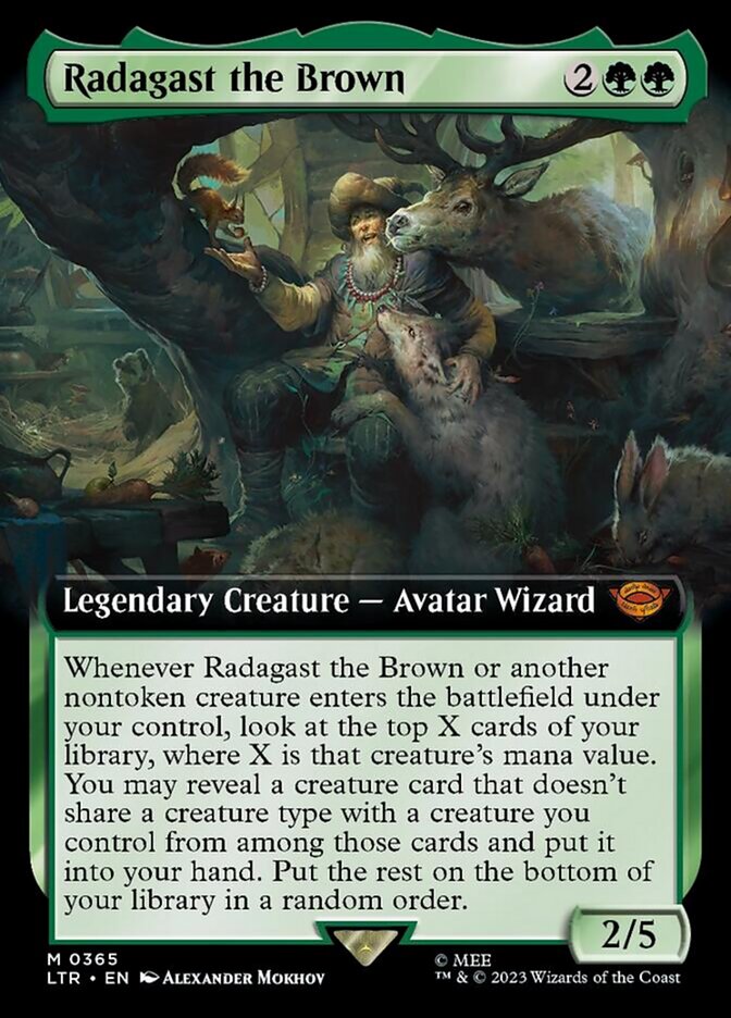 Radagast the Brown (Extended Art) [The Lord of the Rings: Tales of Middle-Earth] | Jomio and Rueliete's Cards and Comics