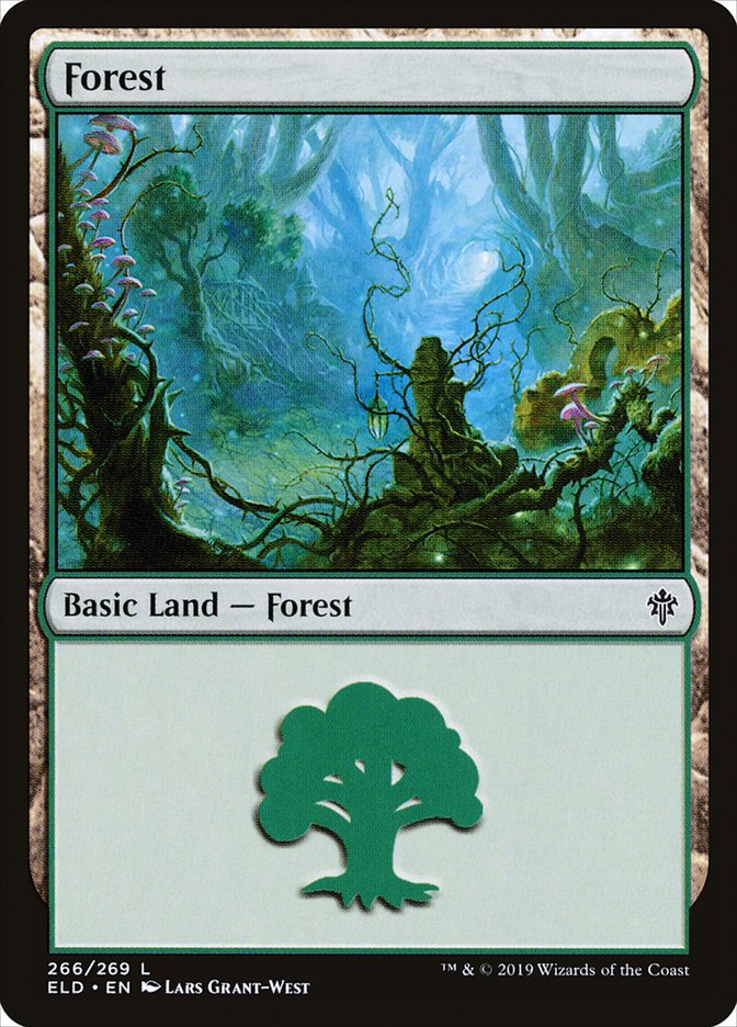 Forest (266) [Throne of Eldraine] | Jomio and Rueliete's Cards and Comics