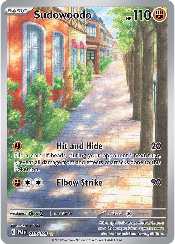 Sudowoodo (219/193) [Scarlet & Violet: Paldea Evolved] | Jomio and Rueliete's Cards and Comics