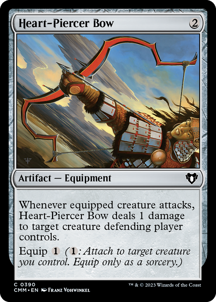 Heart-Piercer Bow [Commander Masters] | Jomio and Rueliete's Cards and Comics