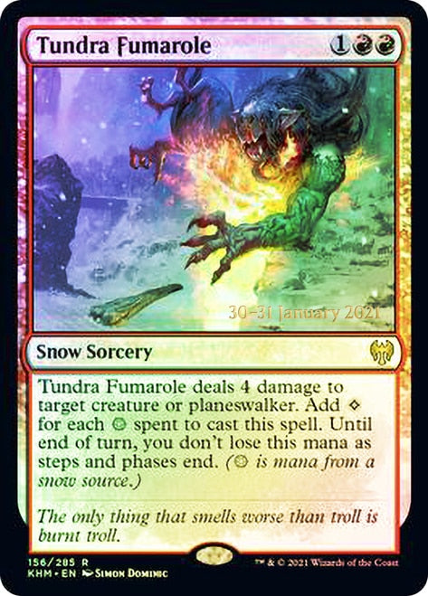 Tundra Fumarole [Kaldheim Prerelease Promos] | Jomio and Rueliete's Cards and Comics