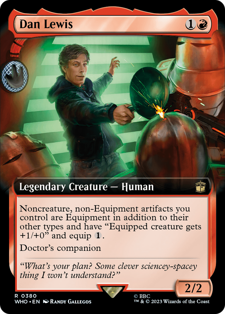 Dan Lewis (Extended Art) [Doctor Who] | Jomio and Rueliete's Cards and Comics